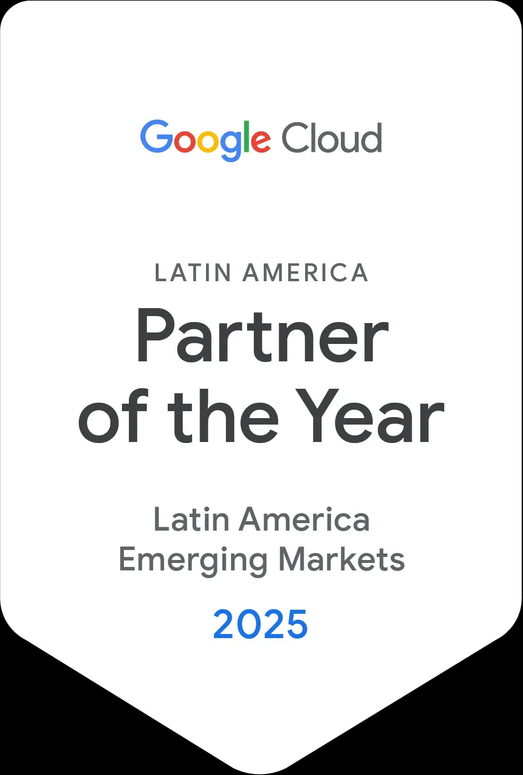 Latin America 2025 award badge